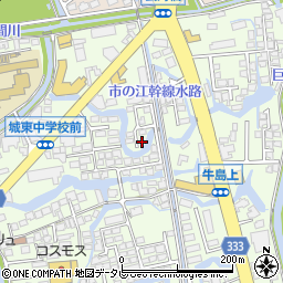 佐賀県佐賀市巨勢町牛島189-9周辺の地図