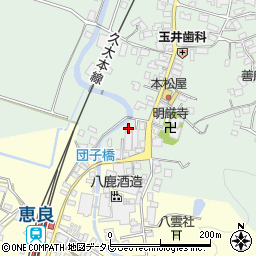 大分県玖珠郡九重町恵良582周辺の地図