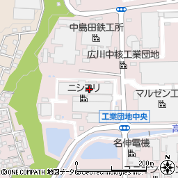 ニシヨリ株式会社　広川工場開発部周辺の地図