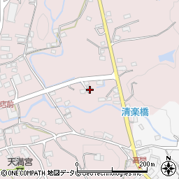 福岡県八女郡広川町日吉861周辺の地図