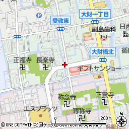 五郎八周辺の地図