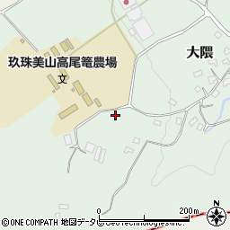 大分県玖珠郡玖珠町大隈1709周辺の地図