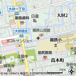 佐賀市立循誘公民館周辺の地図