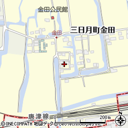 佐賀県小城市三日月町金田1203周辺の地図
