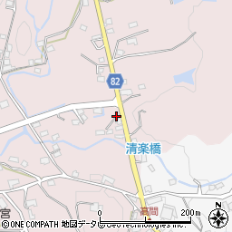 福岡県八女郡広川町日吉854-1周辺の地図