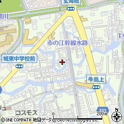 佐賀県佐賀市巨勢町牛島189-10周辺の地図
