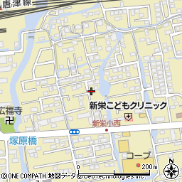 佐賀県佐賀市鍋島町八戸1230-9周辺の地図