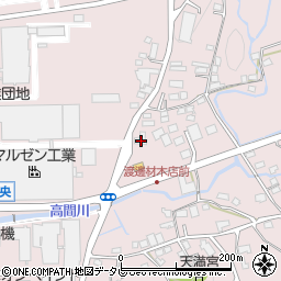 福岡県八女郡広川町日吉796周辺の地図