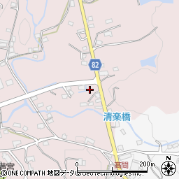 福岡県八女郡広川町日吉855周辺の地図