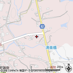 福岡県八女郡広川町日吉862周辺の地図
