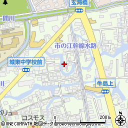 佐賀県佐賀市巨勢町牛島189周辺の地図