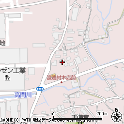 福岡県八女郡広川町日吉801周辺の地図