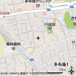 佐賀県佐賀市多布施2丁目10-5周辺の地図