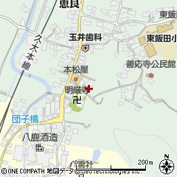 大分県玖珠郡九重町恵良525周辺の地図