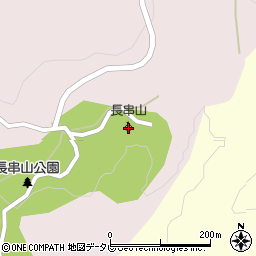 長串山キャンプ場周辺の地図