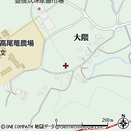 大分県玖珠郡玖珠町大隈1603周辺の地図