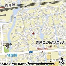 佐賀県佐賀市鍋島町八戸1230-22周辺の地図