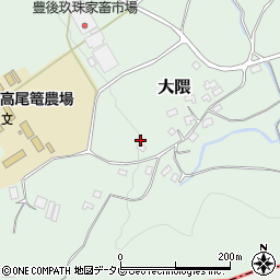 大分県玖珠郡玖珠町大隈1599周辺の地図