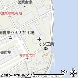 東九州三菱自動車販売周辺の地図