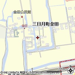 佐賀県小城市三日月町金田1267周辺の地図