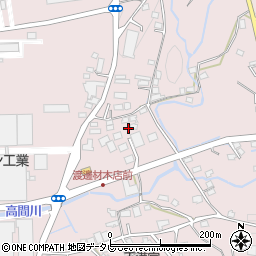 福岡県八女郡広川町日吉804周辺の地図