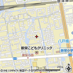 佐賀県佐賀市鍋島町八戸1408-9周辺の地図