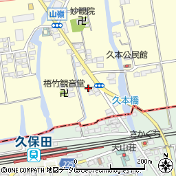 佐賀県小城市三日月町金田1130周辺の地図