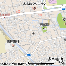 佐賀県佐賀市多布施2丁目10-14周辺の地図