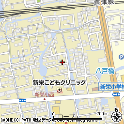 佐賀県佐賀市鍋島町八戸1408-8周辺の地図