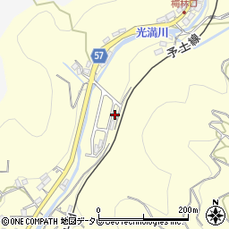 愛媛県宇和島市光満55周辺の地図