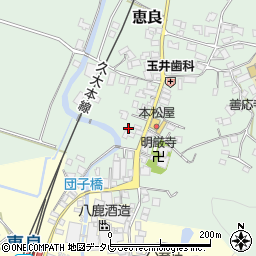 大分県玖珠郡九重町恵良573周辺の地図