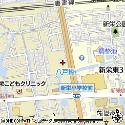 佐賀県佐賀市鍋島町八戸1394周辺の地図