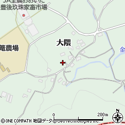 大分県玖珠郡玖珠町大隈1609周辺の地図