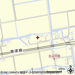 佐賀県小城市三日月町金田196周辺の地図