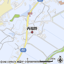 佐賀県伊万里市大川内町丙福野周辺の地図