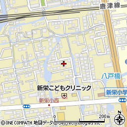 佐賀県佐賀市鍋島町八戸1409-5周辺の地図