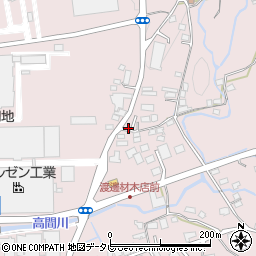 福岡県八女郡広川町日吉1250-17周辺の地図
