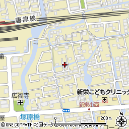 佐賀県佐賀市鍋島町八戸1217-3周辺の地図