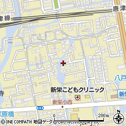 佐賀県佐賀市鍋島町八戸1411-8周辺の地図