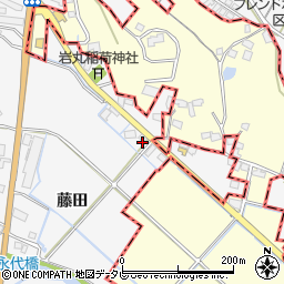 福岡県久留米市荒木町藤田1068周辺の地図
