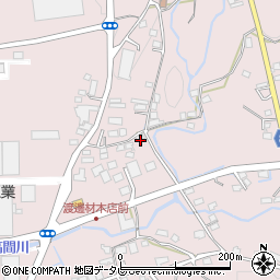 福岡県八女郡広川町日吉1247周辺の地図