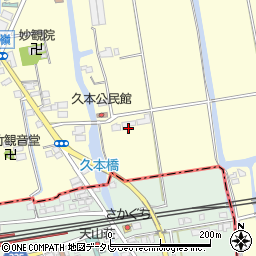 佐賀県小城市三日月町金田1026周辺の地図