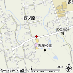 佐賀県多久市多久町西ノ原1973周辺の地図