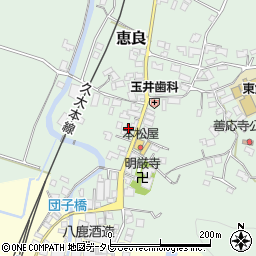 大分県玖珠郡九重町恵良546周辺の地図