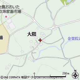 大分県玖珠郡玖珠町大隈1589周辺の地図