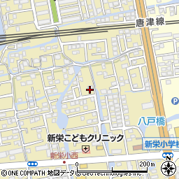 佐賀県佐賀市鍋島町八戸1416周辺の地図