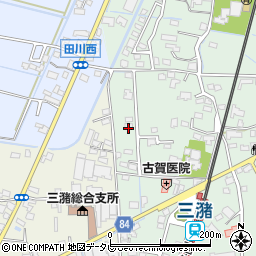 福岡県久留米市三潴町田川76-2周辺の地図