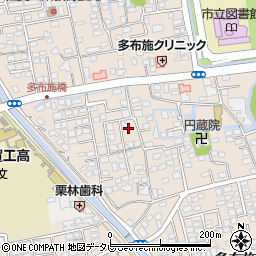 佐賀県佐賀市多布施2丁目周辺の地図