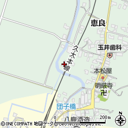 大分県玖珠郡九重町恵良555周辺の地図