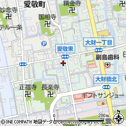 焼肉 明月館 大財本店周辺の地図